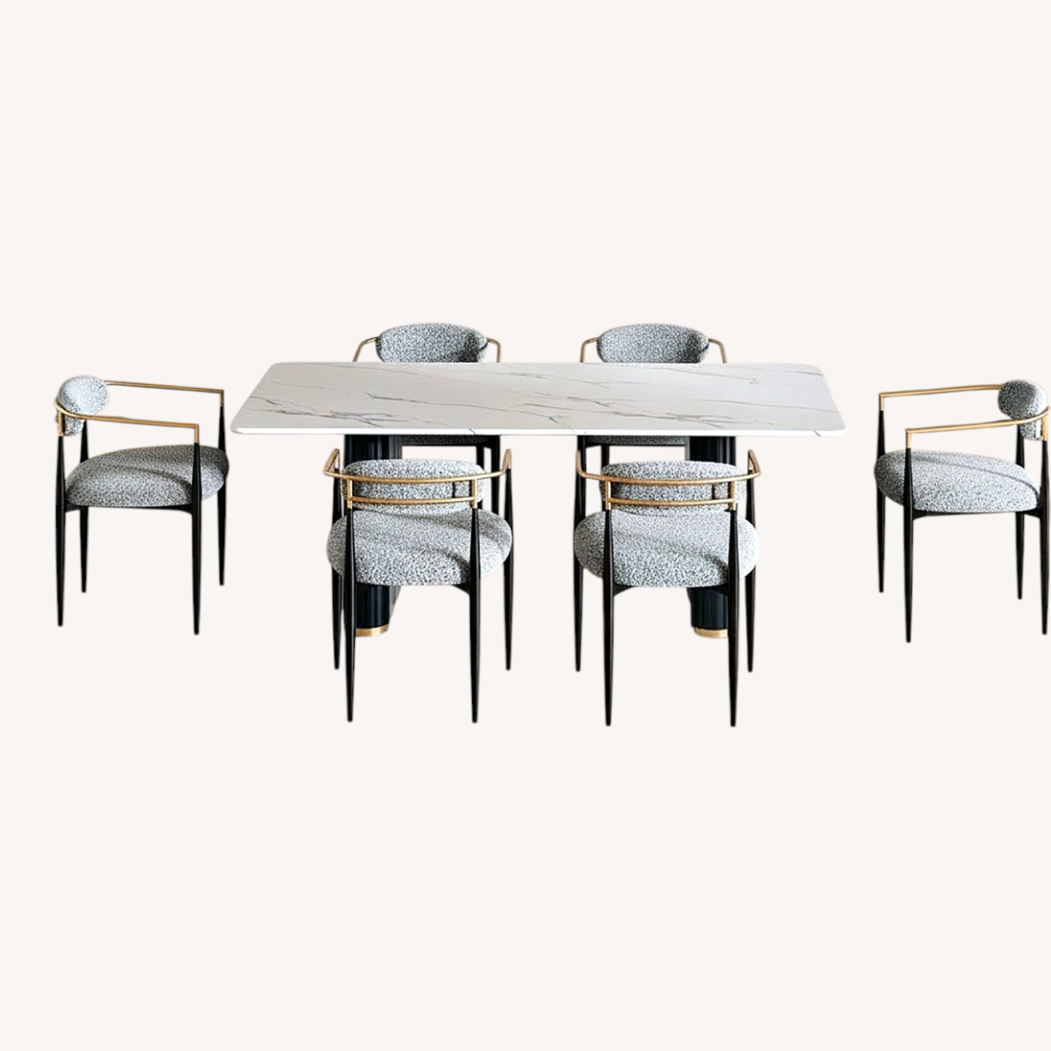 Wayfair White Wood Dining Set - image-0