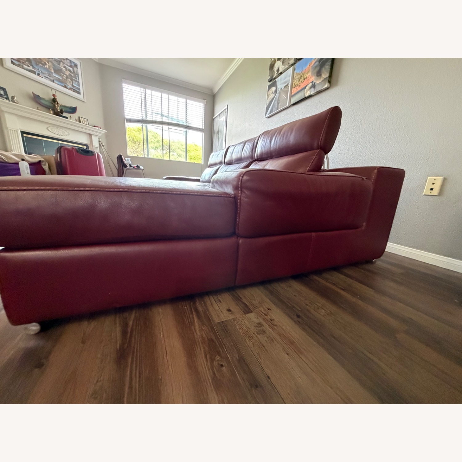 Domicile Furniture Red 2 Piece Sectional - image-3