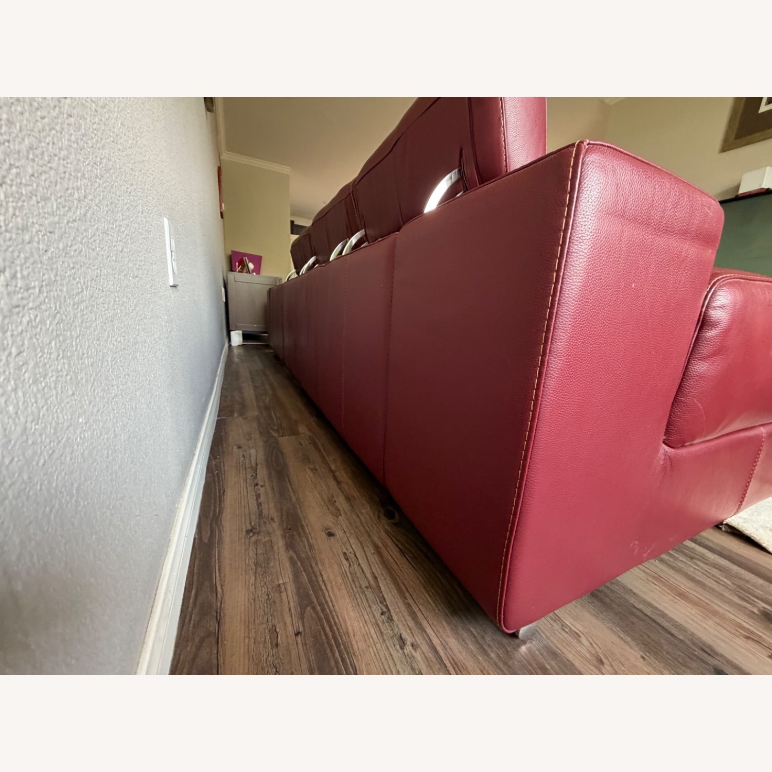 Domicile Furniture Red 2 Piece Sectional - image-5