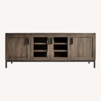 Crate & Barrel Wyatt Light Brown Wood Sideboard