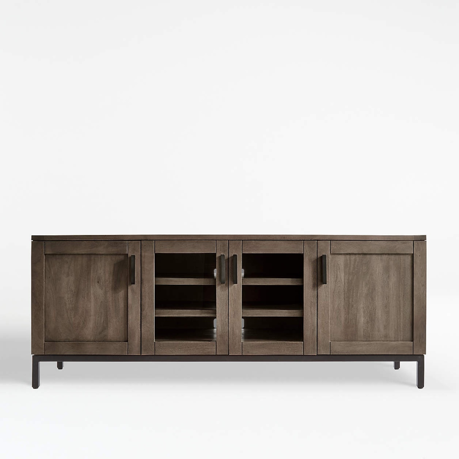 Crate & Barrel Wyatt Light Brown Wood Sideboard - image-8