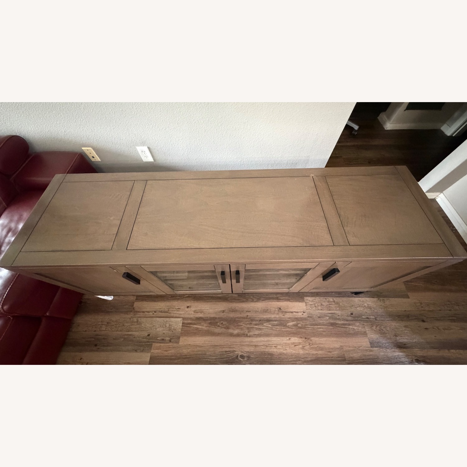 Crate & Barrel Wyatt Light Brown Wood Sideboard - image-5