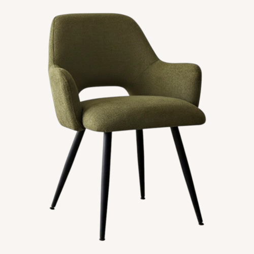 Used Bed Bath & Beyond Green Fabric Dining Chairs for sale on AptDeco