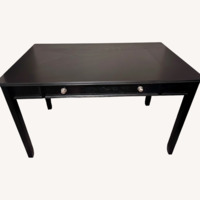 Carlyle Black Wood Veneer Desk