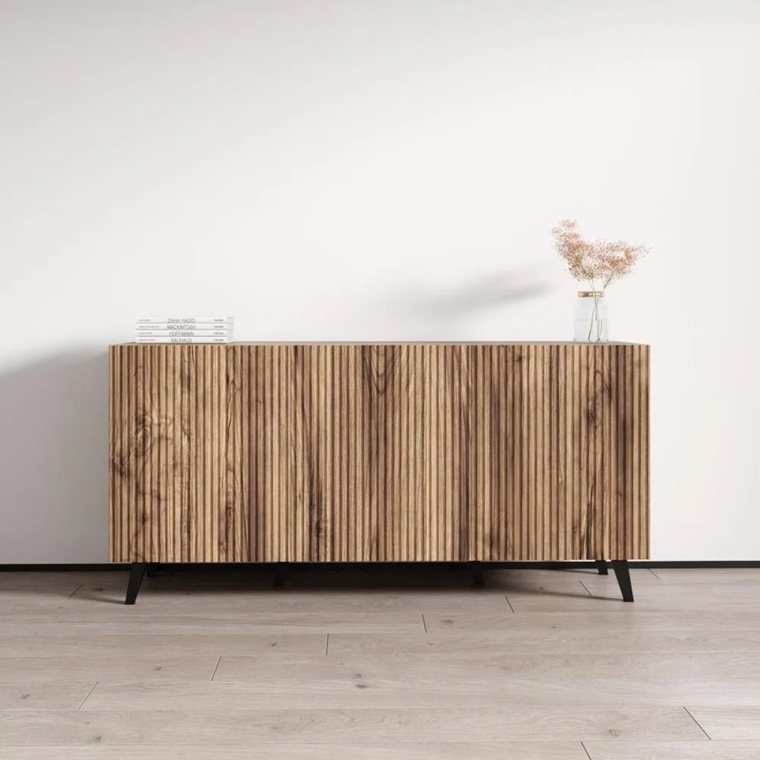 Meble Furniture Pafos 60-inch Modern Matte Sideboard - image-1