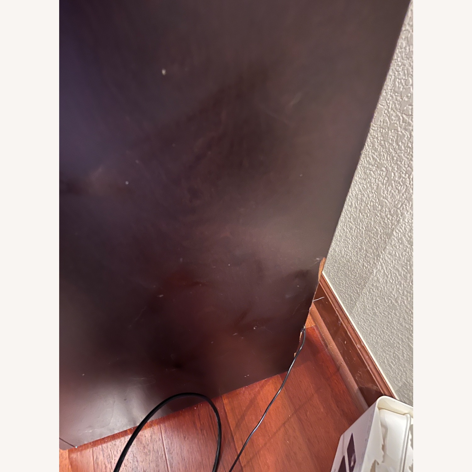Dark Brown Wood Veneer Media Storage - image-4