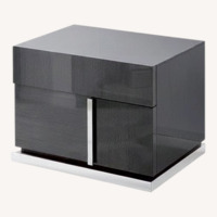 ALF Group Dark Gray Nightstand