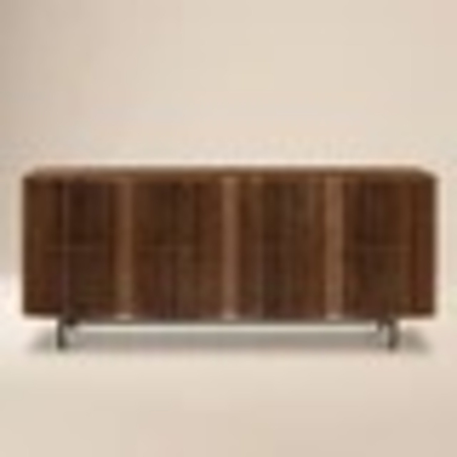 Poly and Bark English Walnut Cabinet Dark Brown Wood Dresser - image-2