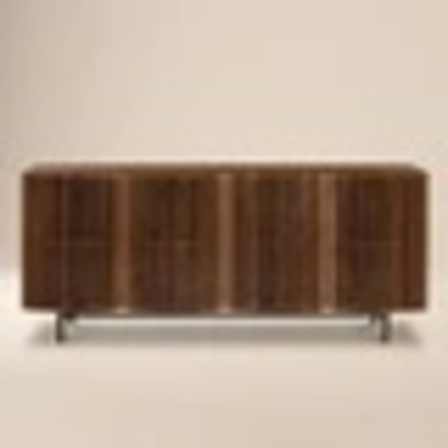 Poly and Bark English Walnut Cabinet Dark Brown Wood Dresser - image-4