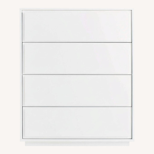 Used CB2 Gallery White Lacquer Dresser for sale on AptDeco