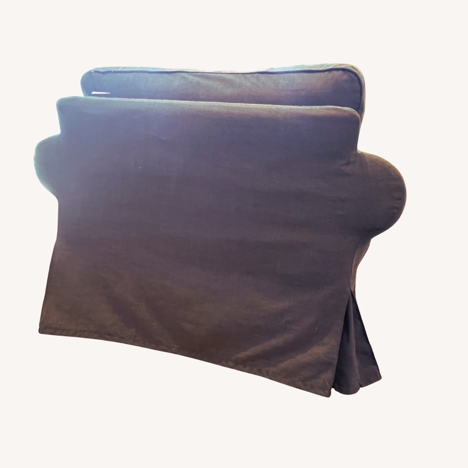 IKEA Ektorp Dark Gray Fabric Armchair - image-5