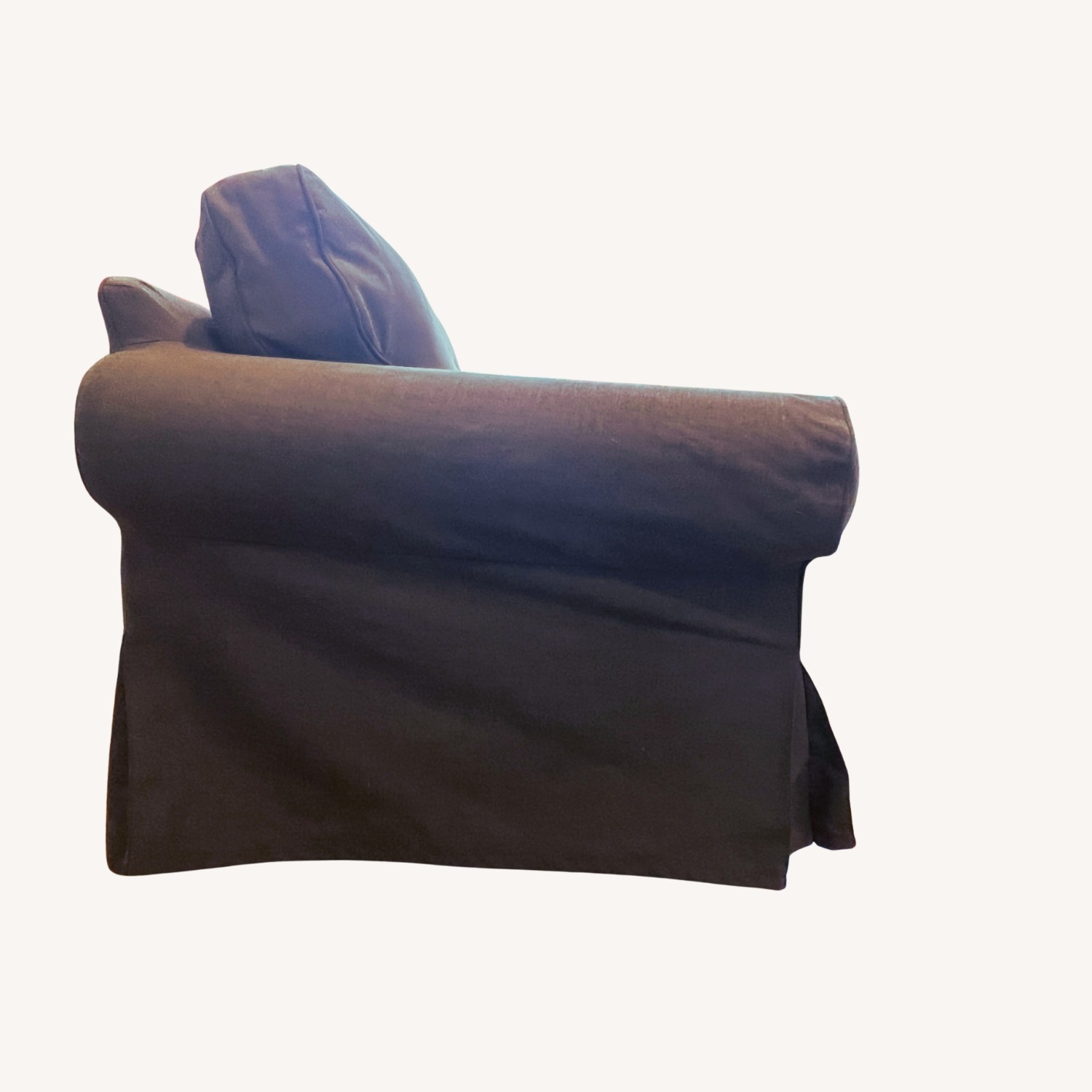 IKEA Ektorp Dark Gray Fabric Armchair - image-3