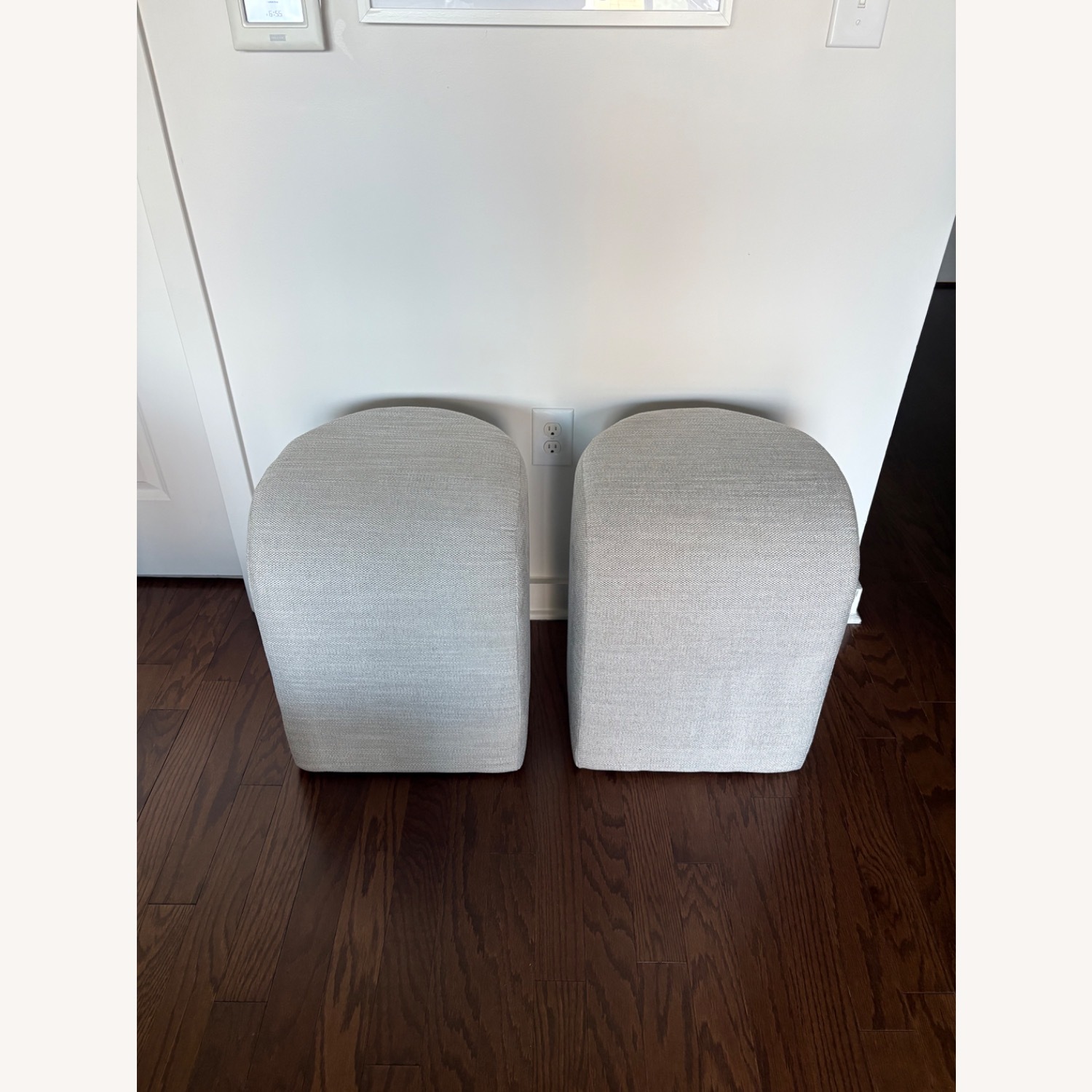 West Elm Tilly Ottoman Small (2), Pearl Gray - image-3