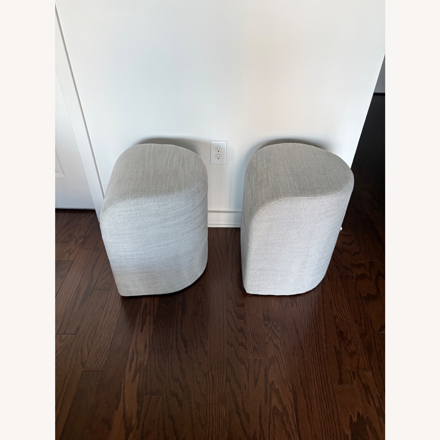 West Elm Tilly Ottoman Small (2), Pearl Gray - image-2