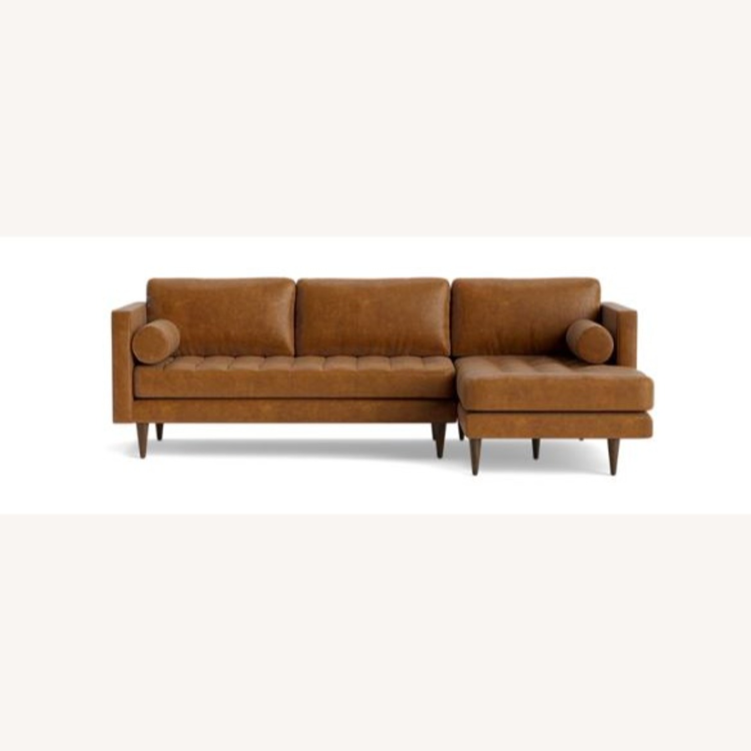 Joybird Briar Leather Sectional - image-1