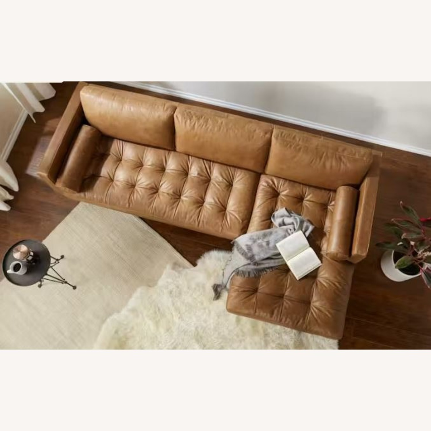 Joybird Briar Leather Sectional - image-2