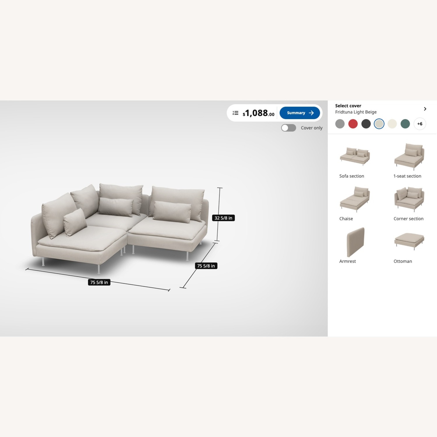 IKEA Soderhamn Sectional Couch - image-4