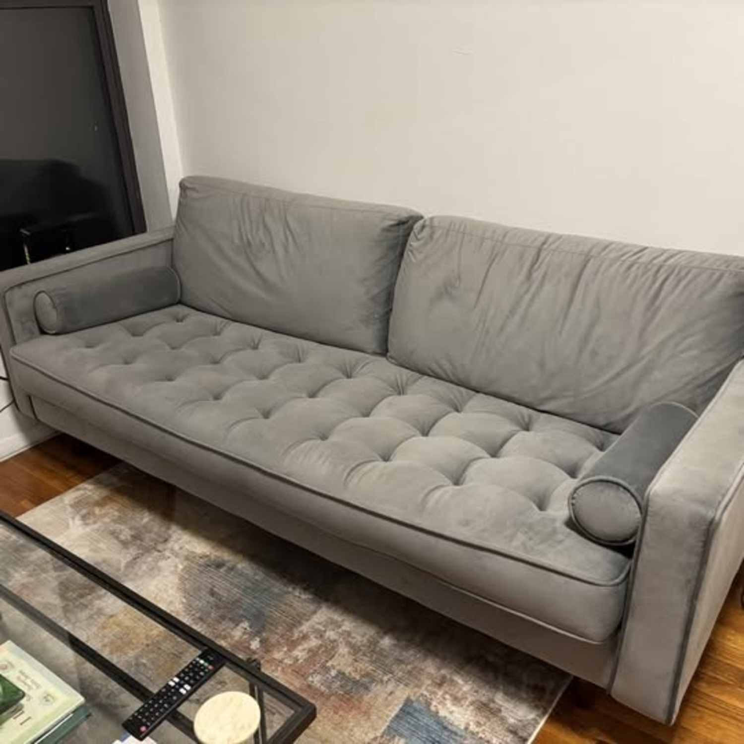 Geo 84" Upholstered Sofa - image-1
