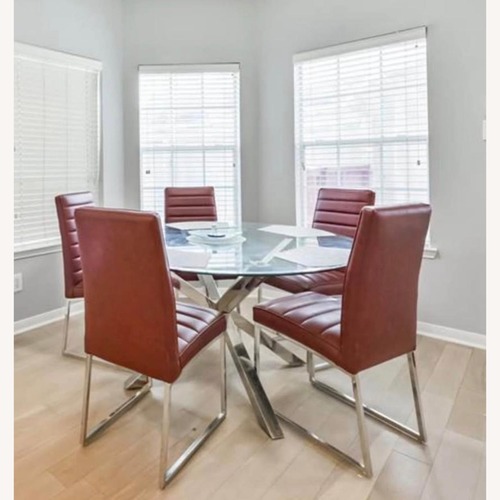 Used Linton Park 54” Dining Table W 5 Chairs  for sale on AptDeco