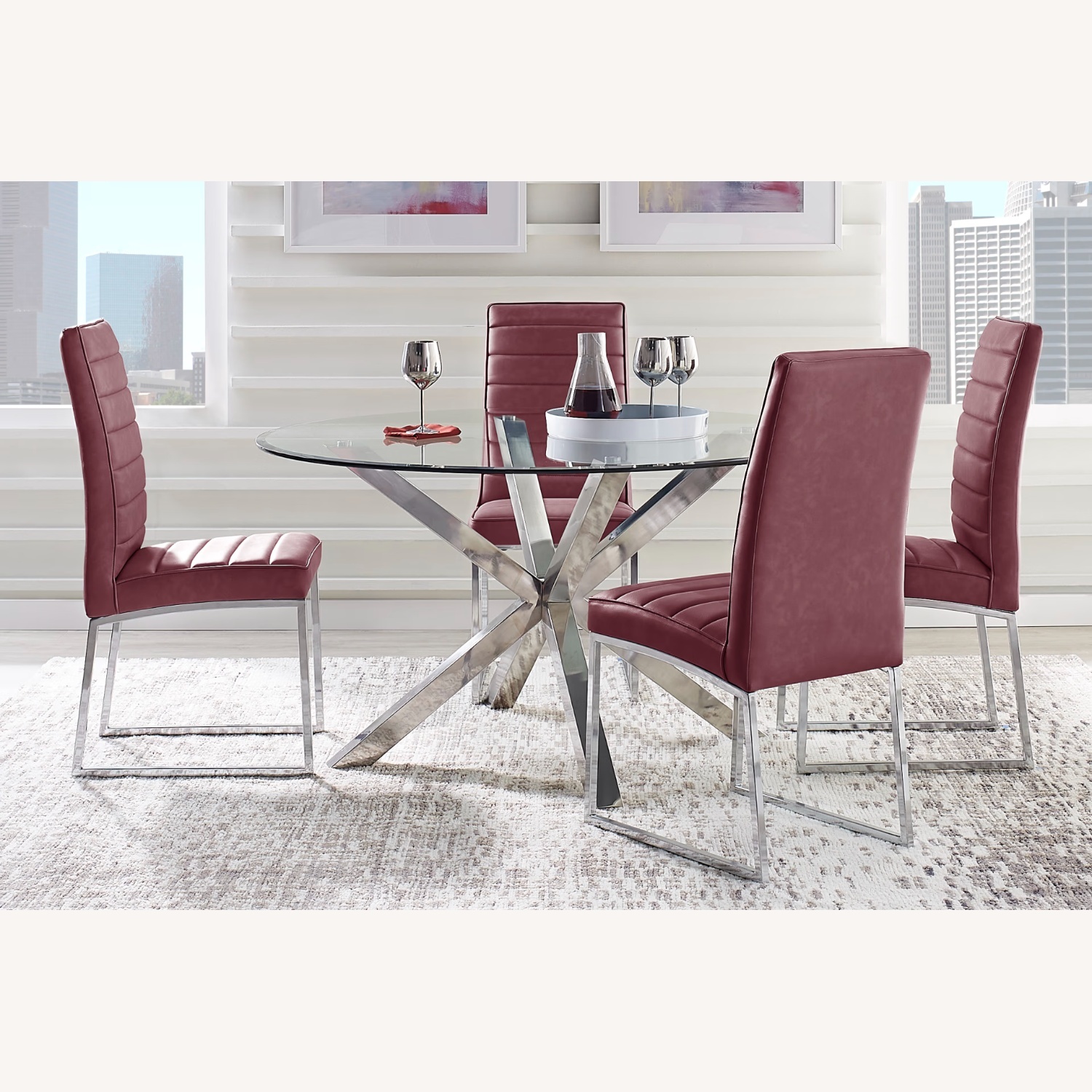 Linton Park 54” Dining Table W 5 Chairs  - image-5