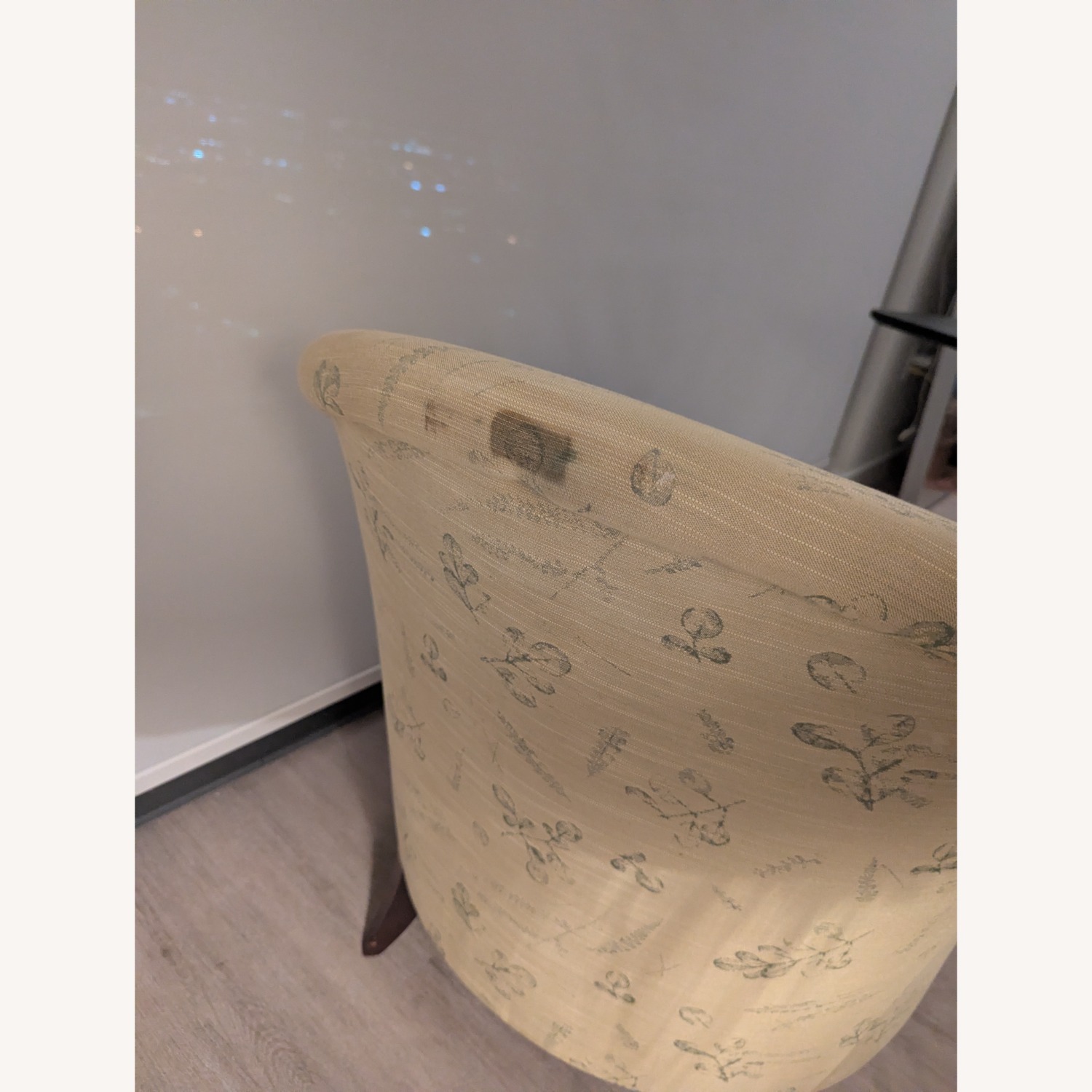 Yellow Brocade Armchair  - image-3