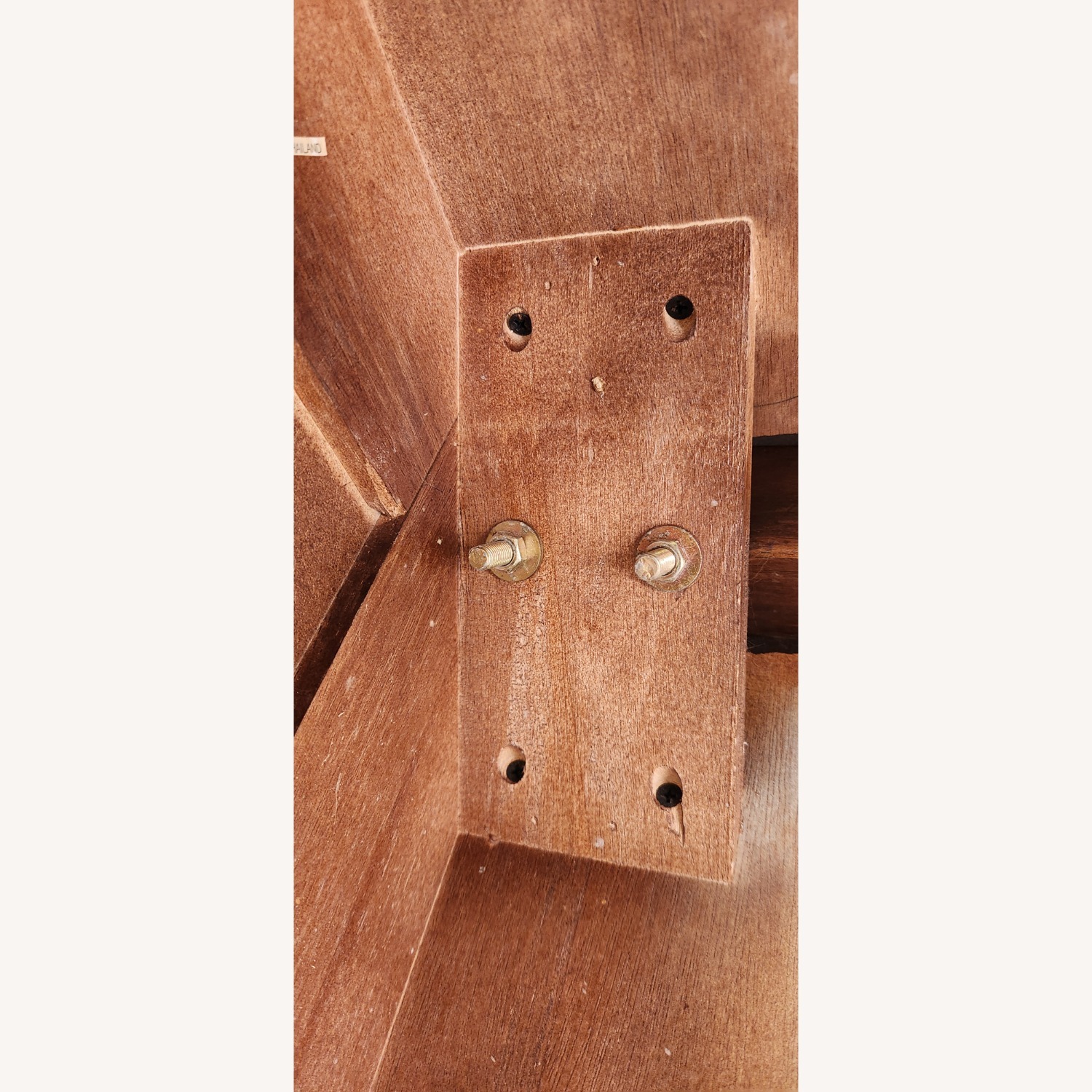 Dark Brown Wood Coffee Table - image-2