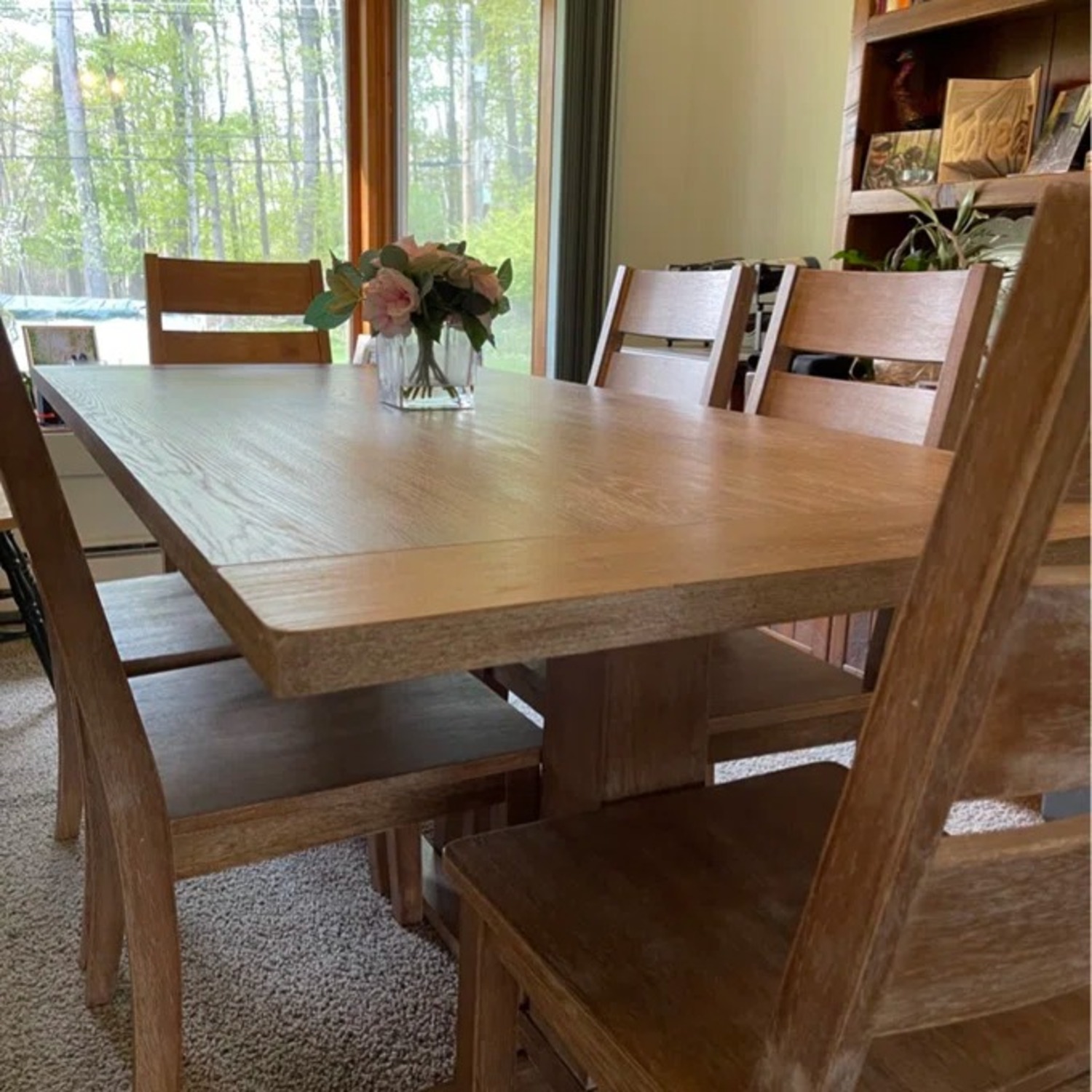 Wayfair Farmhouse Style Dining Set for 6 - image-3