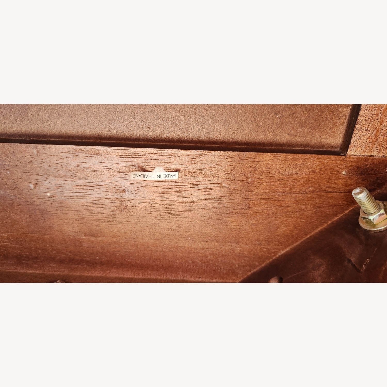 Vintage/Antique Dark Brown Wood Side Tables - image-6