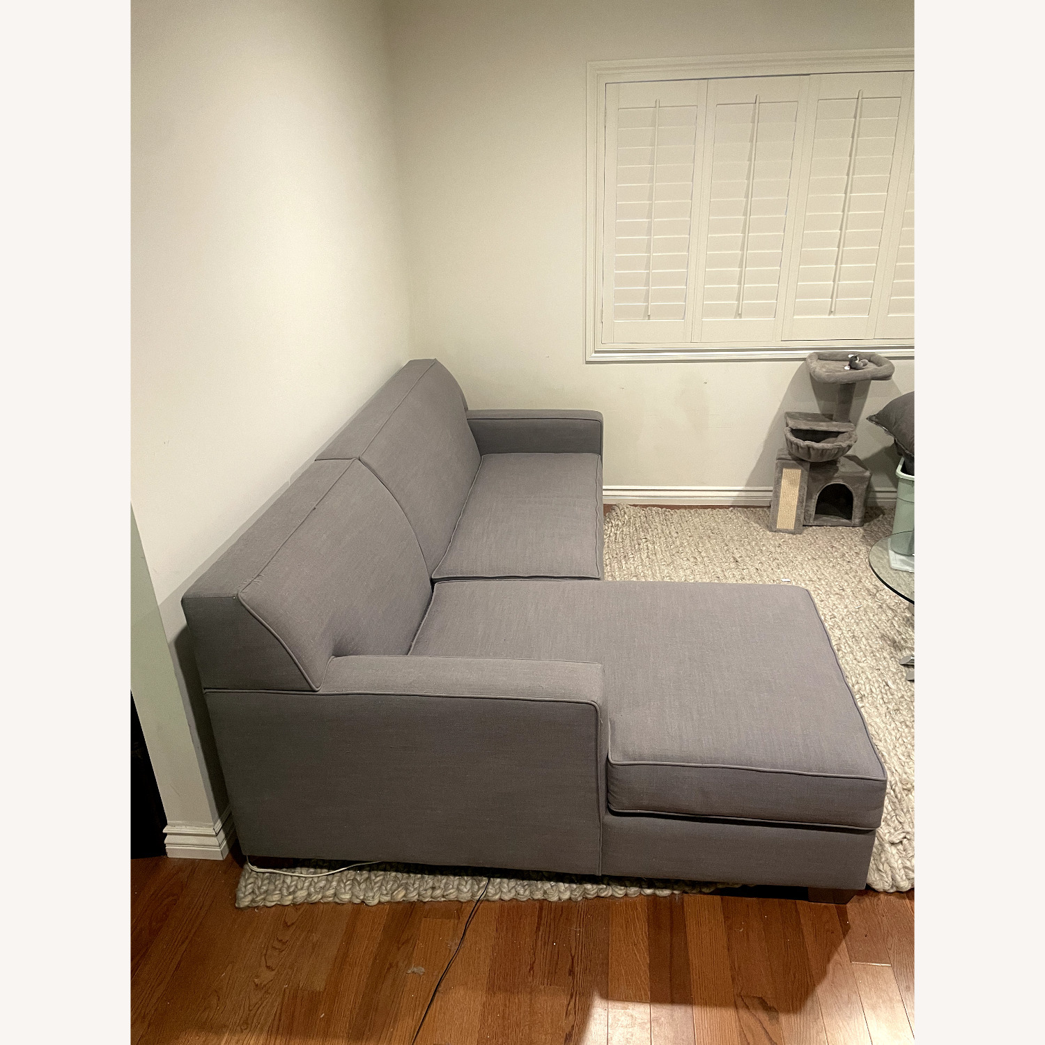 Gray Mid-Century Modern Sectional Sofa - image-10