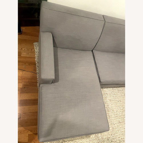 Used Gray Mid-Century Modern Sectional Sofa  for sale on AptDeco