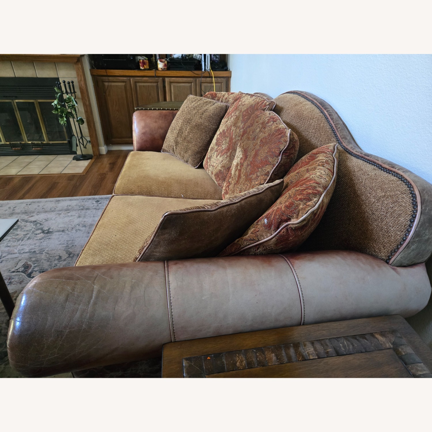 Rich Brown Classic Traditional Sofa  - image-2