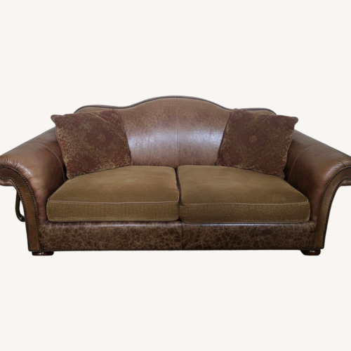 Used Rich Brown Classic Traditional Sofa  for sale on AptDeco