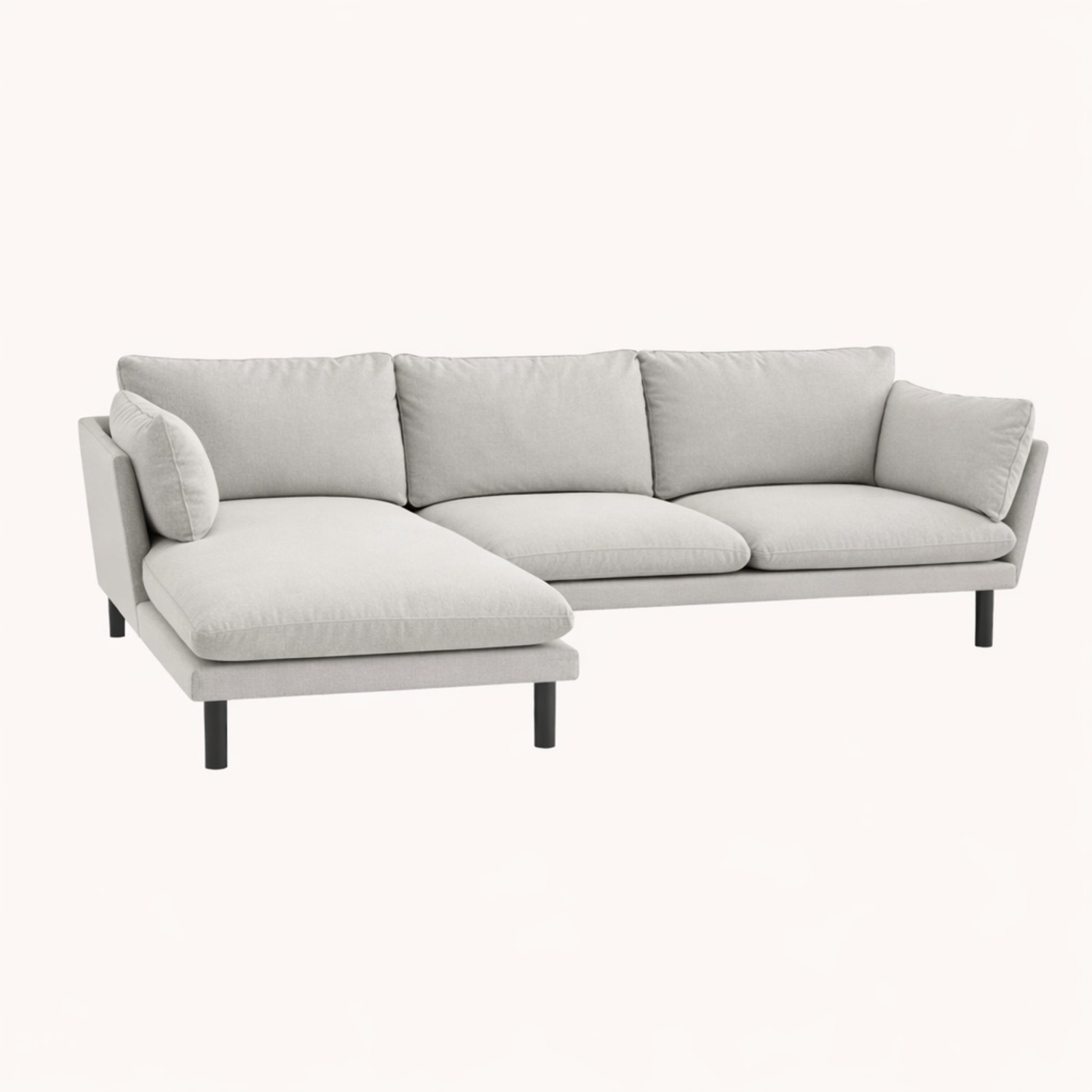 Floyd The Sofa Light Gray Metal Chaise Lounge - image-5