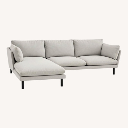 Used Floyd The Sofa Light Gray Metal Chaise Lounge for sale on AptDeco