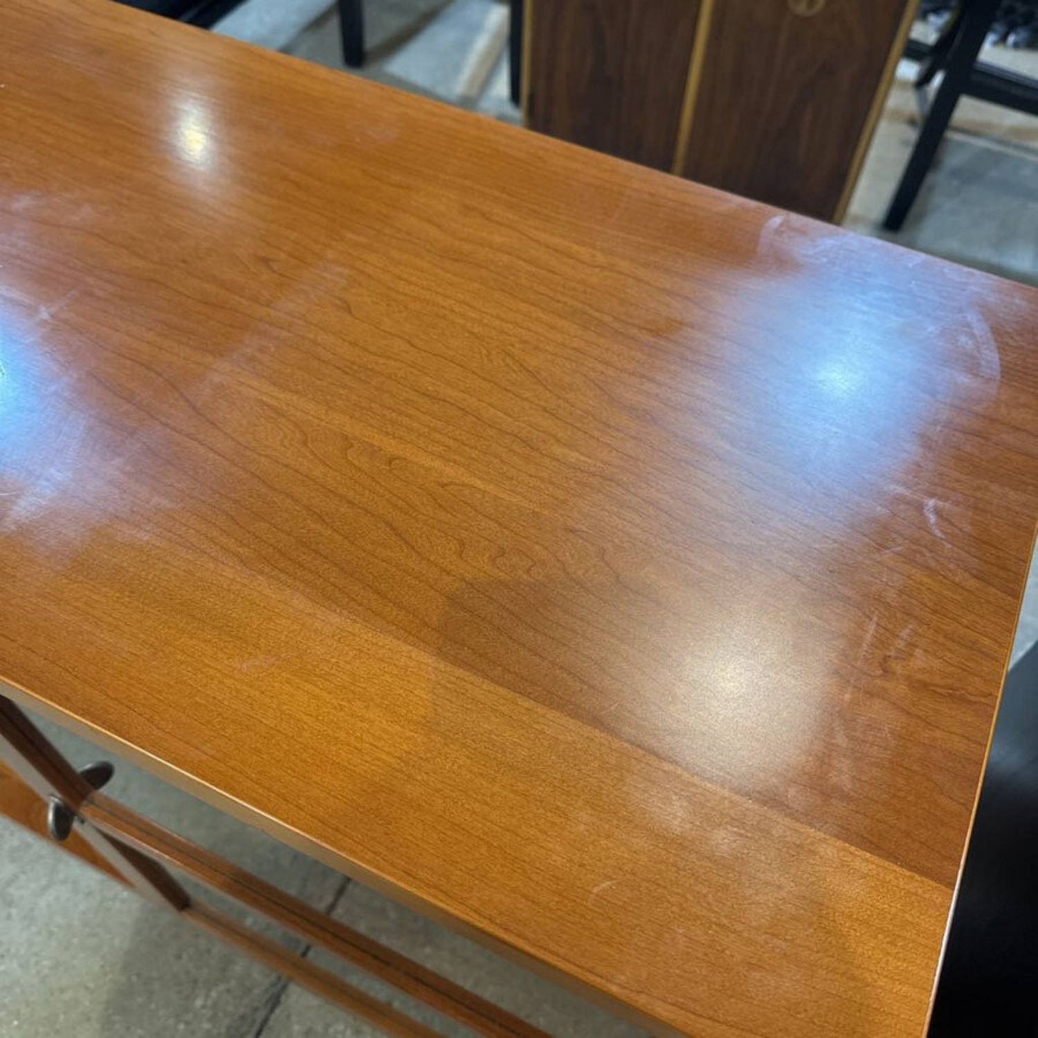 Dania Furniture Credenza w Wine Rack Furniture - image-2