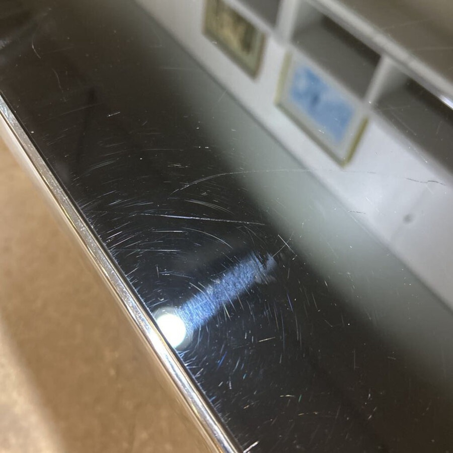 Scandinavian Designs Svante Contemporary Glass Top Dining Table - image-4