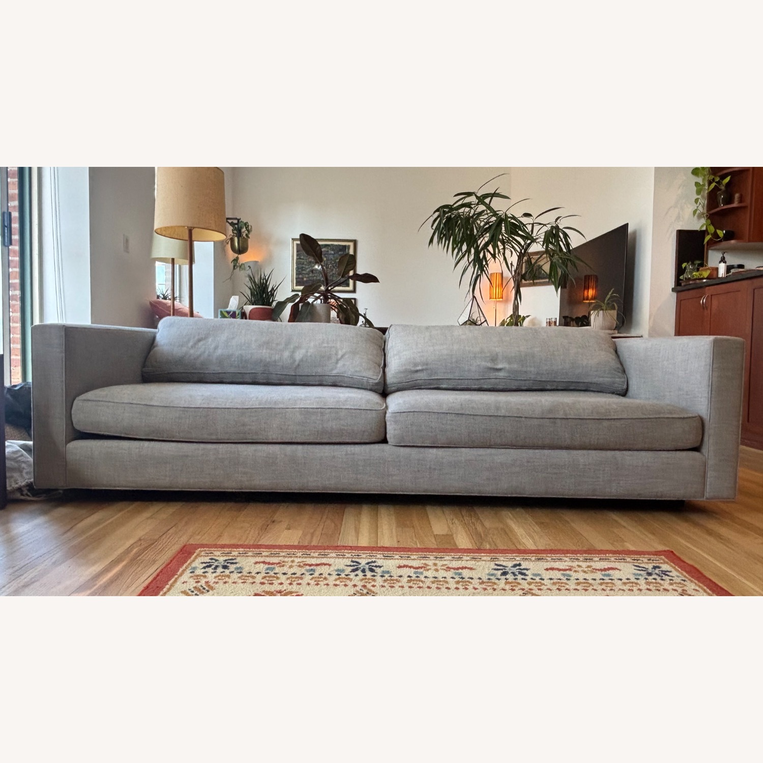 Restoration Hardware Dove Gray Sofa -8’ - image-3