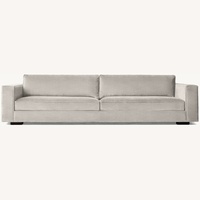 Restoration Hardware Dove Gray Sofa -8’