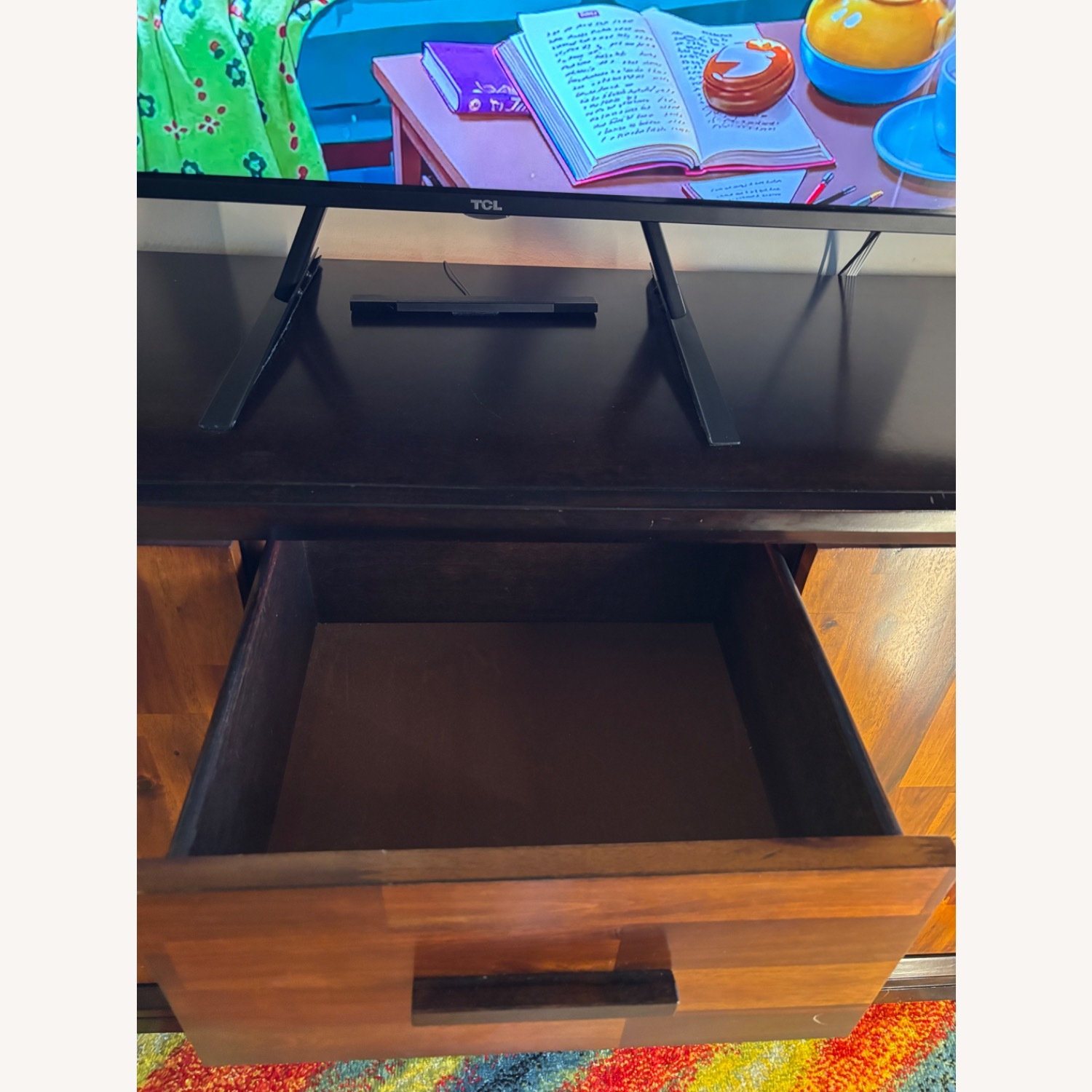 Vintage/Antique Finds Dark Brown Media Storage - image-8