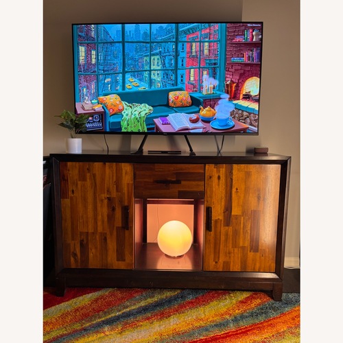 Used Vintage/Antique Finds Dark Brown Media Storage for sale on AptDeco