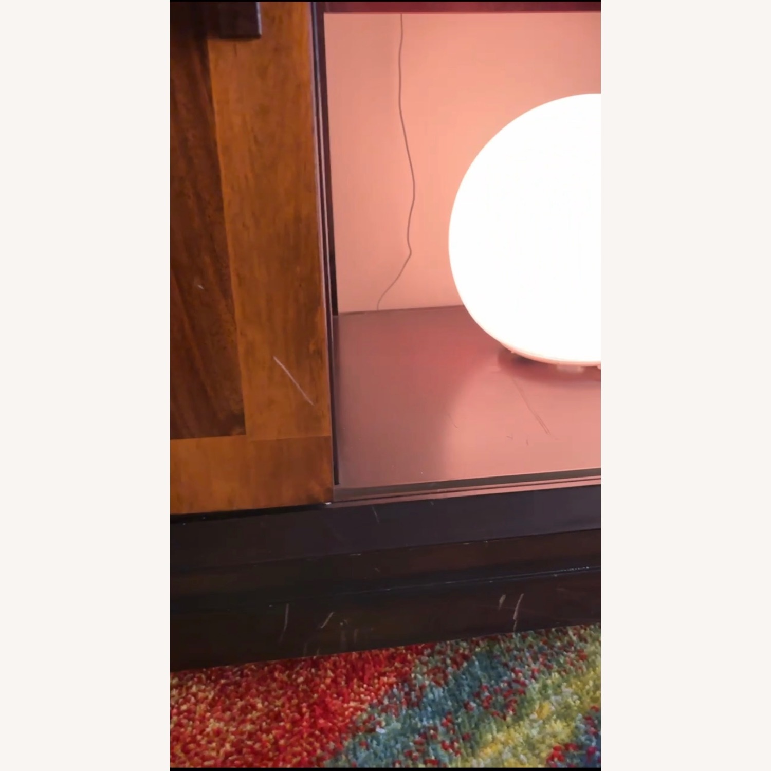 Vintage/Antique Finds Dark Brown Media Storage - image-4