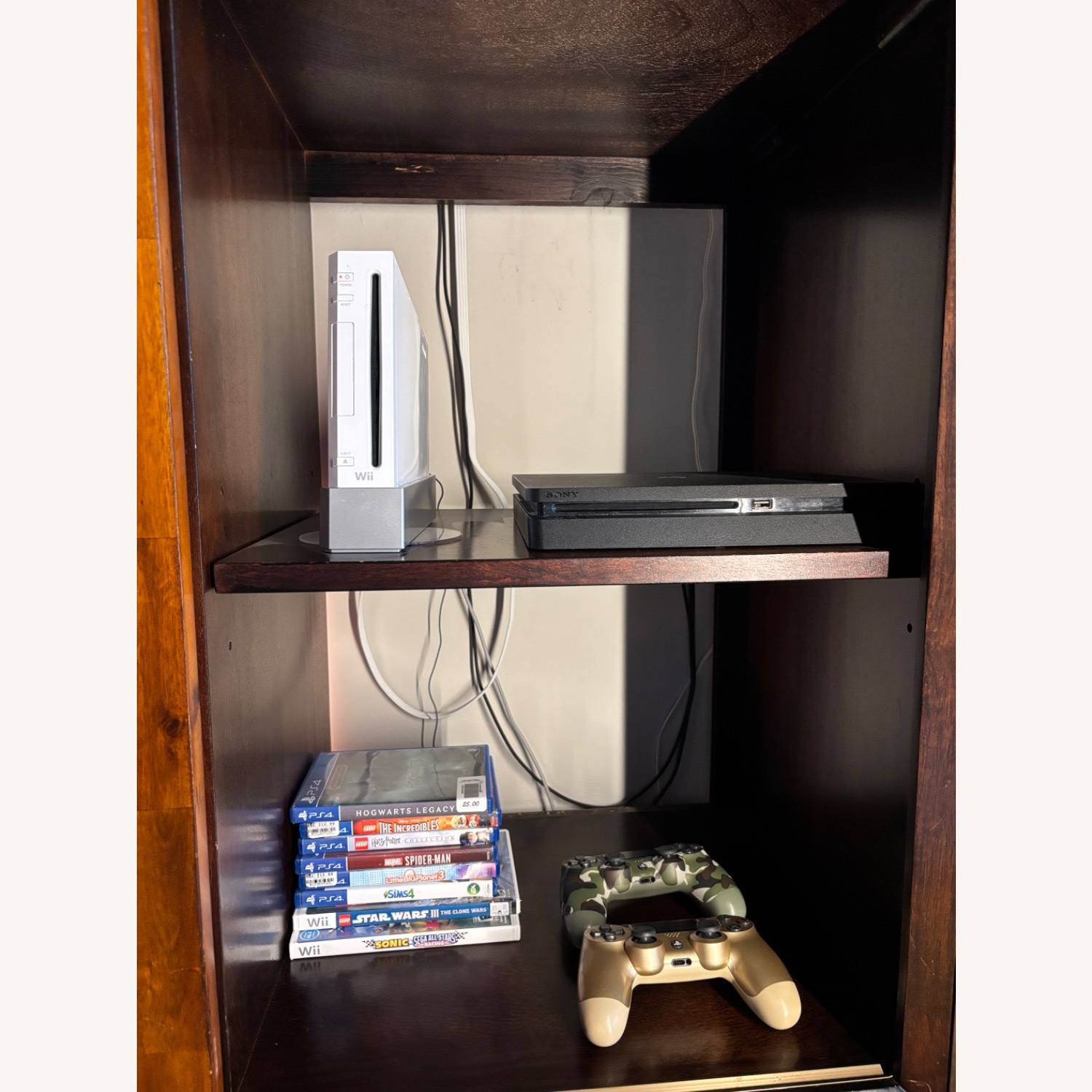 Vintage/Antique Finds Dark Brown Media Storage - image-9