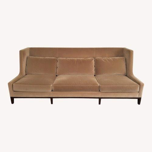 Used Holly Hunt High Back Mohair Sofa for sale on AptDeco