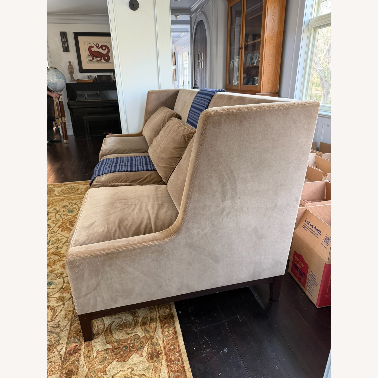 Holly Hunt High Back Mohair Sofa - image-2