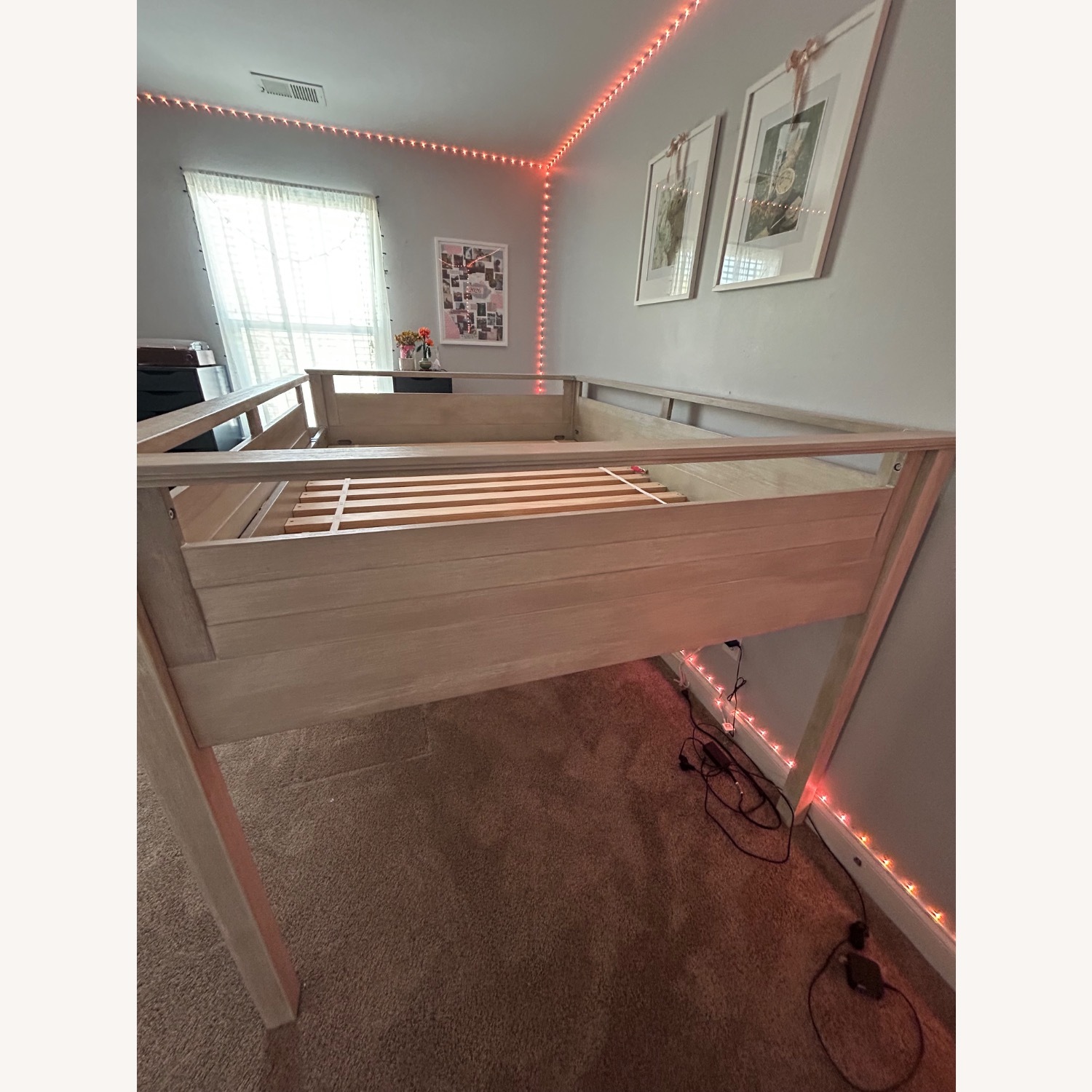 Pottery Barn Teen Low Loft Bed Frame Full Size  - image-6