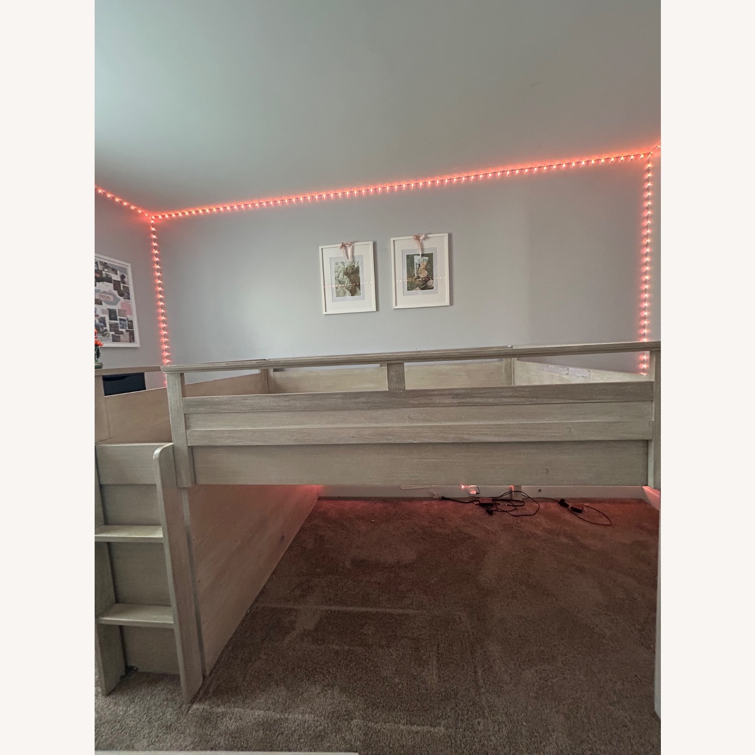 Pottery Barn Teen Low Loft Bed Frame Full Size  - image-5