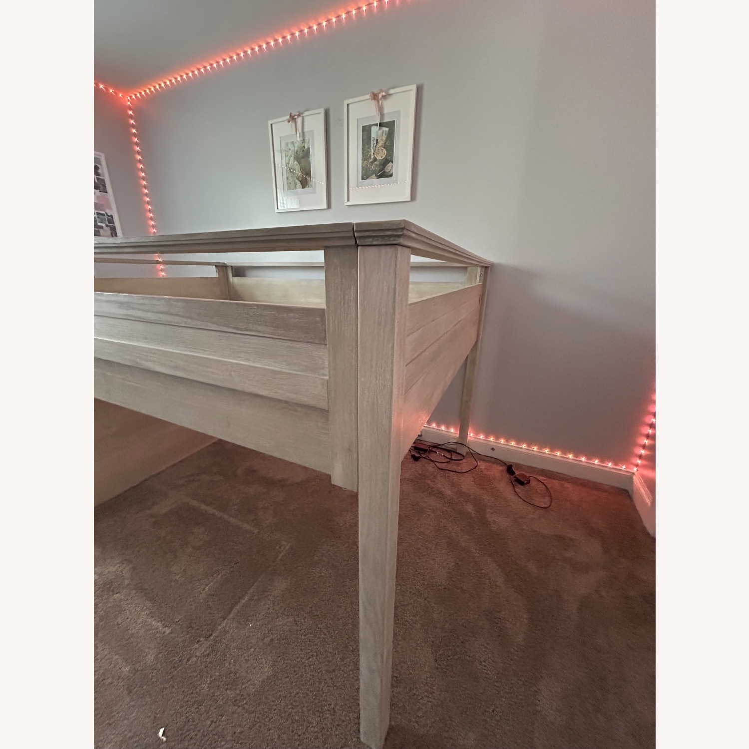 Pottery Barn Teen Low Loft Bed Frame Full Size  - image-4
