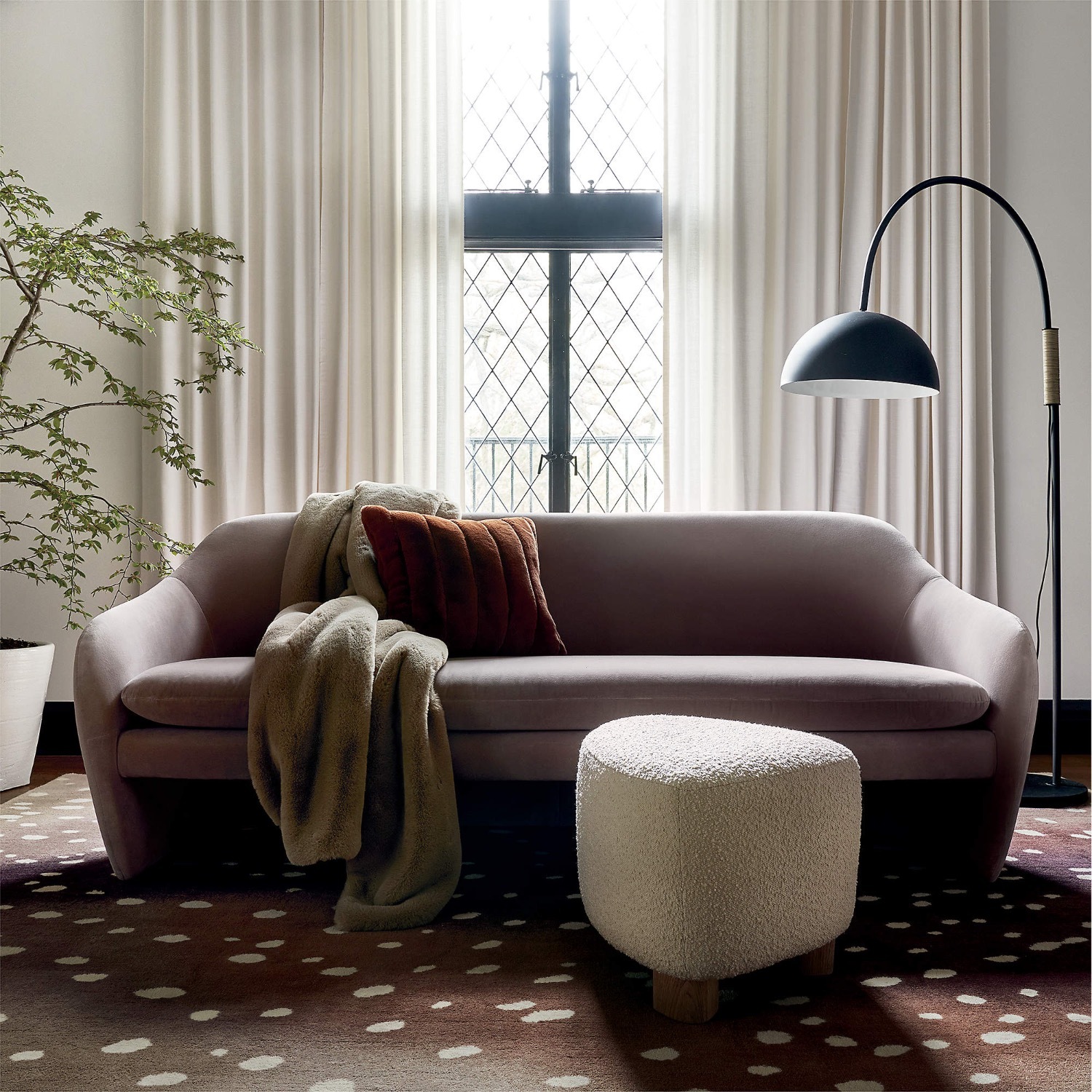 CB2 Basketweave Curtain - image-3