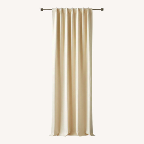 Used CB2 Basketweave Curtain for sale on AptDeco