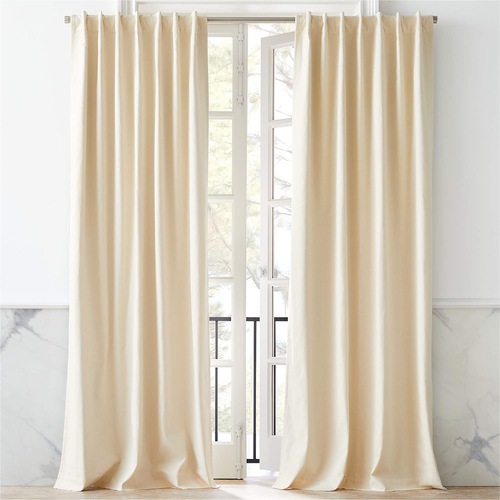 Used CB2 Basketweave Curtain for sale on AptDeco